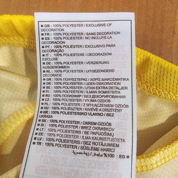 Nike Tour De France Yellow Cycling Jersey Mens XL Active Zip Up Outdoors Athlete - Picture 9 of 11